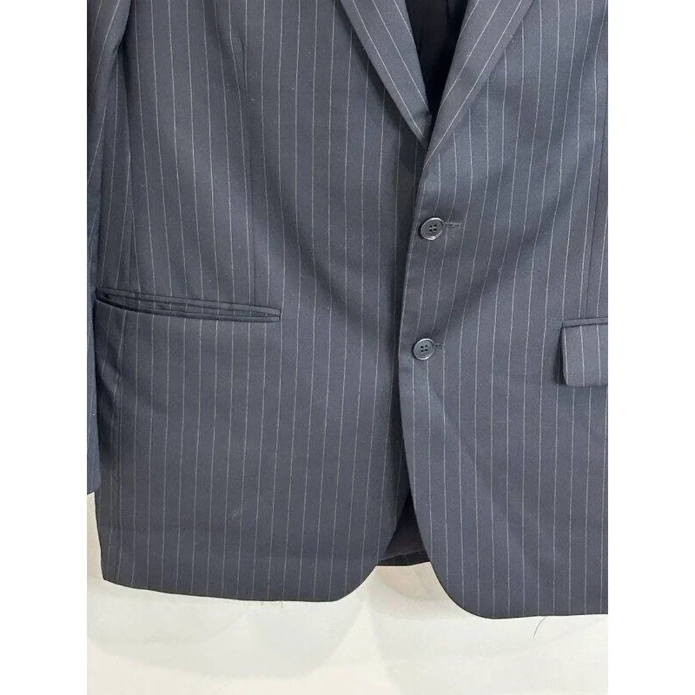 Brooks Brothers 1818 Madison Estrato Trabaldo Togna Pinstripe Blazer Wool 42
